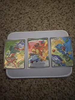 Pokemon First Partner Illustration Collection Series 1 Kanto Gen 1 Starters 1A - Image 1