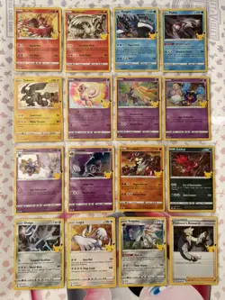 Pokemon TCG Celebrations X16 Holo Card Bundle - Image 1