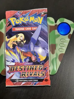 22.5g! HEAVY Pokemon Destined Rivals Booster Pack Sealed 2025 - Garchomp Art -BB - Image 1