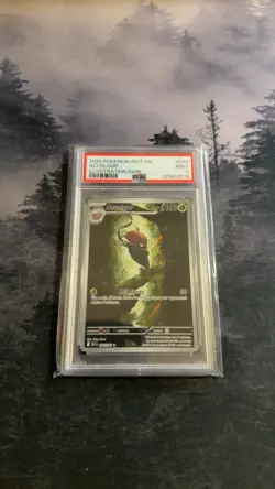 2025 Pokemon WHT EN Accelgor #094 Illustration Rare PSA 9 - Image 1
