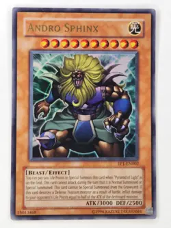 Yugioh Card Andro Sphinx EP1-EN002 Ultra Rare - Image 1