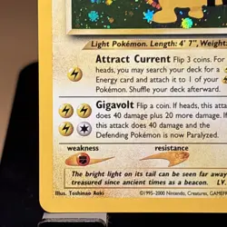 Pokemon Card Ampharos 01/64 Neo Revelation Holo LP - Image 5
