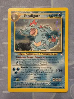Feraligatr Holo Rare 5/111 Neo Genesis - Vintage 2000 Pokemon TCG - Image 1