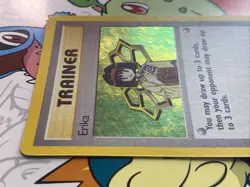 Pokemon TCG Erika 16/132 1st Edition Gym Heroes Trainer Holo Rare 2000 LP - Image 3
