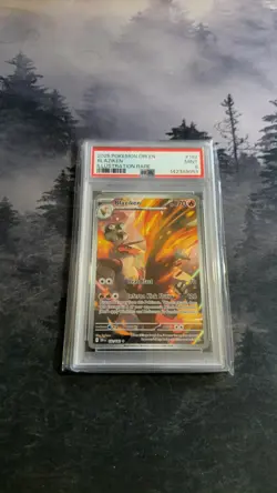 2025 Pokemon DRI EN Blaziken #192 Illustration Rare PSA 9 MINT - Image 1