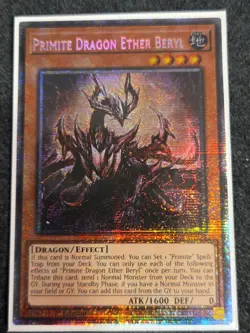 Yu-Gi-Oh Primite Dragon Ether Beryl RA05-EN033 Starlight Rare - Image 1