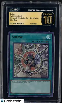 2024 Yu-Gi-Oh! 25th Anniversary Kaiba #KC01-EN048 Shrink CGC 10 PRISTINE - Image 1