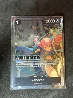 Rebecca (Winner Pack 2025 Vol. 2) OP04-092 R Foil One Piece Promotion Cards NM - Image 1