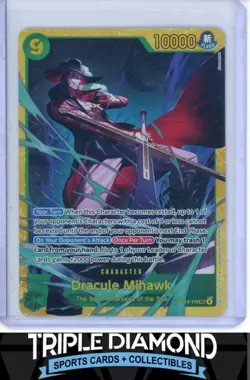 One Piece The Azure Sea's Seven OP14-119 Dracule Mihawk Secret Rare SEC AB459 - Image 1
