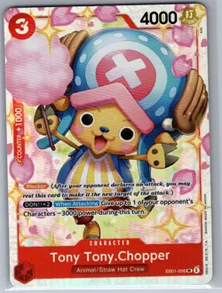 Tony Tony.Chopper EB01-006 SR Extra Booster Memorial Collection - One Piece - NM - Image 1