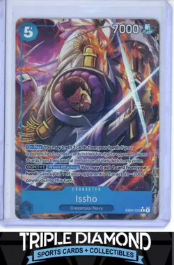 One Piece The Azure Sea's Seven EB04-022 Issho Rare Alternate Art AB455 - Image 1