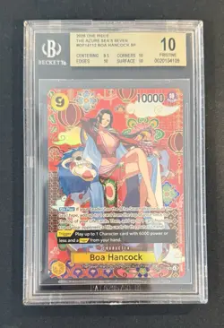 2026 One Piece The Azure Sea'S Seven #OP14112 Boa Hancock Sp BGS 10 PRISTINE - Image 1