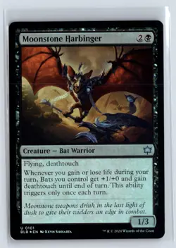FOIL Moonstone Harbinger Bloomburrow Uncommon - MTG Magic the Gathering Card - Image 1