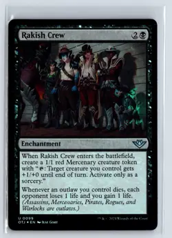 FOIL Rakish Crew Outlaws of Thunder Junction - MTG Magic the Gathering Card - Image 1
