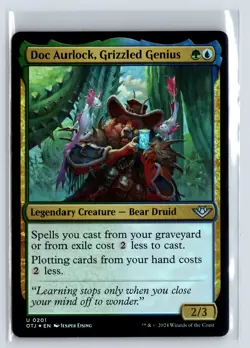 FOIL Doc Aurlock, Grizzled Genius Outlaws Thunder Junction - MTG Magic the - Image 1