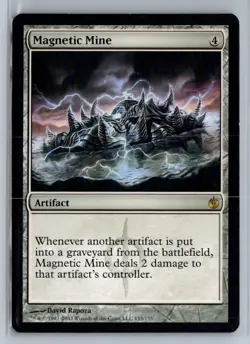 Magnetic Mine Mirrodin Besieged Rare - MTG Magic the Gathering Card - Image 1