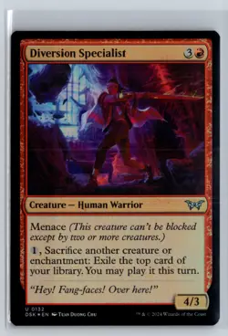 FOIL Diversion Specialist Duskmourn - MTG Magic the Gathering Card - Image 1