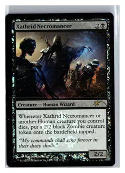 FOIL Xathrid Necromancer Magic 2014 Promos Rare - MTG Magic the Gathering Card - Image 1