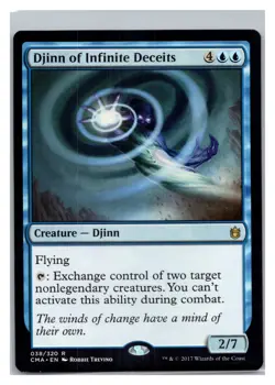 Djinn of Infinite Deceits c Commander Anthology - MTG Magic the Gathering Card - Image 1