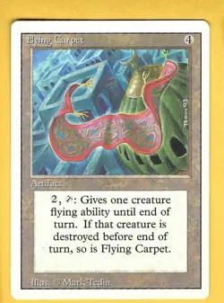 (2X) Flying Carpet Revised Rare - MTG Magic the Gathering Card - Image 1