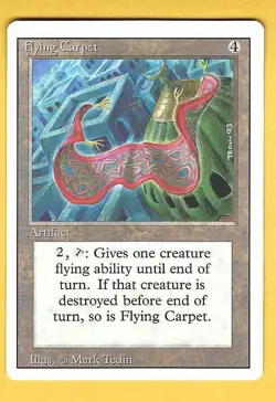 (2X) Flying Carpet Revised Rare - MTG Magic the Gathering Card - Image 2