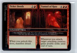 FOIL Ticket Booth // Tunnel of Hate Duskmourn - MTG Magic the Gathering Card - Image 1