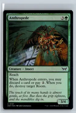 FOIL Anthropede Duskmourn Common - MTG Magic the Gathering Card - Image 1