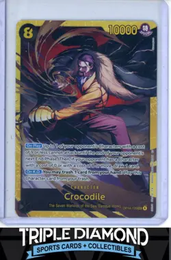 One Pice The Azure Sea's Seven OP14-120 Crocodile Secret Rare SEC AB473 - Image 1