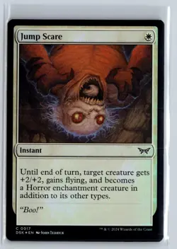 FOIL Jump Scare Duskmourn Common - MTG Magic the Gathering Card - Image 1