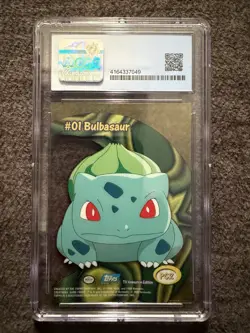 2000 Pokemon Topps Bulbasaur Series 2 Clear Cards #PC2 CGC 10 Gem Mint - Image 4