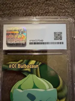 2000 Pokemon Topps Bulbasaur Series 2 Clear Cards #PC2 CGC 10 Gem Mint - Image 5