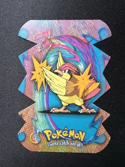 Pidgeotto #17 EV11 of 12 Die-Cut Embossed Pokemon CARD Topps Vintage NM/LP - Image 1