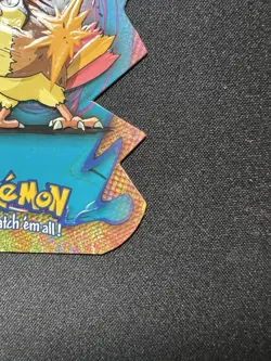 Pidgeotto #17 EV11 of 12 Die-Cut Embossed Pokemon CARD Topps Vintage NM/LP - Image 4