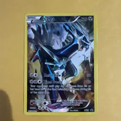 Pokemon Dialga Full Art Promo Holo XY77 XY Basic 120HP English TCG Card - Image 1