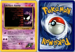 Pokemon Card - Sabrina's Gastly 96/132 Gym Challenge Common Unlimited MP - Image 3