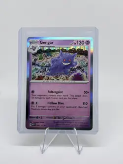 Pokemon TCG Gengar Rare Holo SV Scarlet & Violet 151 Card 094/165 NM Condition - Image 1