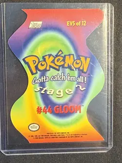 Topps Pokemon Card - Gloom #44 - EV5 of 12 - Die-cut Embossed - Series 2 - Image 2