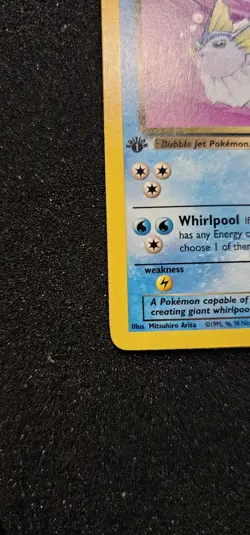 Pokemon Dark Vaporeon Card #45/82 1st Edition NM Non Holo 2000 - Image 5