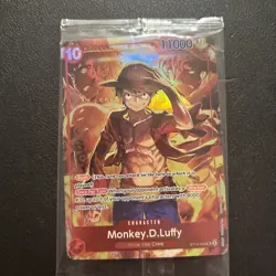 Monkey.D.Luffy ST10-006 SR NEW Sealed Promo Card Treasure Booster - Image 1