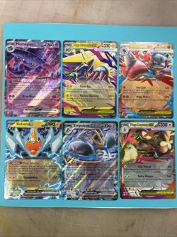 2025 Pokemon 6 Card EX Lot Phantasmal Flames, Mega E, ASC. English Holo - Image 1