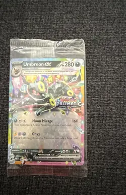 Umbreon ex - (Prismatic Evolutions Stamp) 060/131 Miscellaneous Cards & Products - Image 1