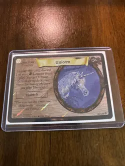 Unicorn Foil 20/116 Holo Harry Potter TCG Card Rare Base Set - Image 1