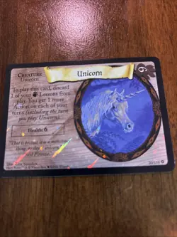 Unicorn Foil 20/116 Holo Harry Potter TCG Card Rare Base Set - Image 2