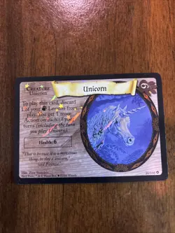 Unicorn Foil 20/116 Holo Harry Potter TCG Card Rare Base Set - Image 3