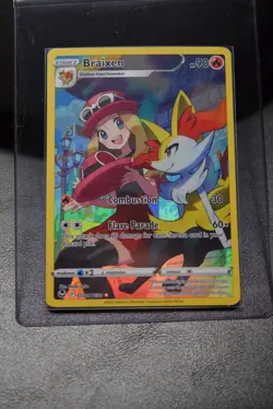 Pokemon Card - Braixen Silver Tempest Trainer Gallery TG01/TG30 Holo - Image 1