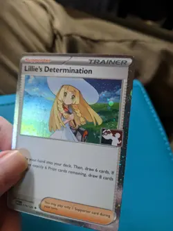 Lillie's Determination 119/132 Prize Pack Series Cards Holo - Image 1