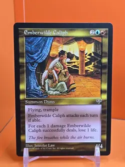 🟡🟡🟡 (4) 1996 MAGIC THE GATHERING EMBERWILDE CALIPH MIRAGE UNPLAYED 🟡🟡🟡 - Image 2