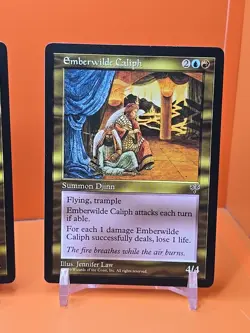🟡🟡🟡 (4) 1996 MAGIC THE GATHERING EMBERWILDE CALIPH MIRAGE UNPLAYED 🟡🟡🟡 - Image 5
