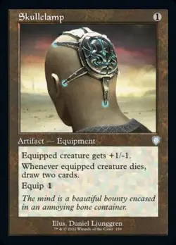 MTG Brothers' War Commander - Skullclamp (Retro) - Image 1