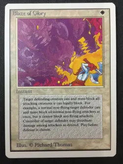 MTG Unlimited Edition Blaze of Glory NM NO RESERVE AUCTION! MAGIC - Image 1